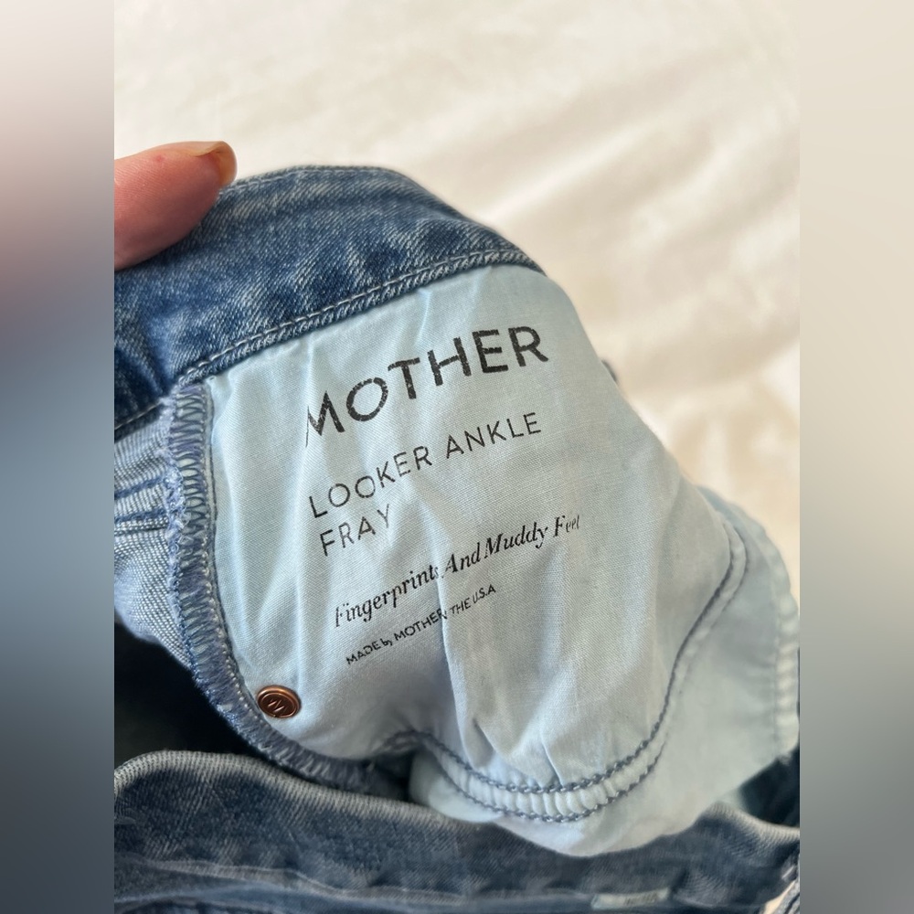MOTHER | SZ 28 | Lot 2 Looker Ankle Fray | Clean Sweep Skinny | Fingerprints - Picture 11 of 15